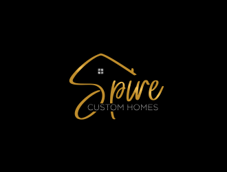 Spire Custom Homes logo design by Msinur