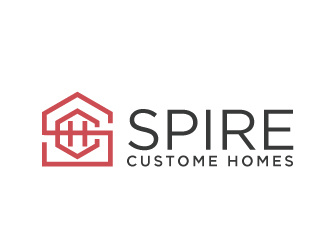 Spire Custom Homes logo design by Foxcody