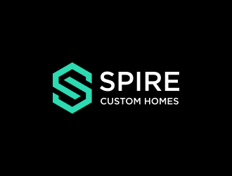 Spire Custom Homes logo design by vuunex