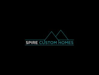 Spire Custom Homes logo design by fastIokay