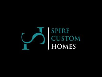 Spire Custom Homes logo design by fastIokay