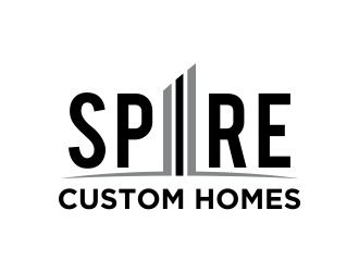 Spire Custom Homes logo design by cikiyunn