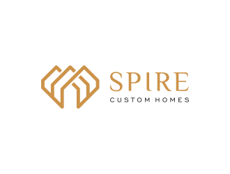 Spire Custom Homes logo design by hashirama