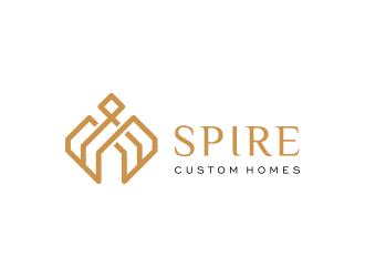 Spire Custom Homes logo design by hashirama