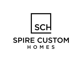 Spire Custom Homes logo design by funsdesigns