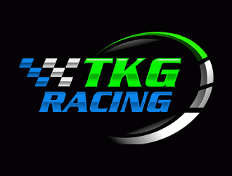 TKG Racing  logo design by Bananalicious