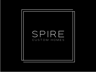 Spire Custom Homes logo design by xorn