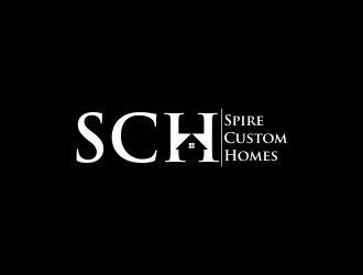 Spire Custom Homes logo design by luckyprasetyo