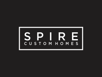 Spire Custom Homes logo design by santrie