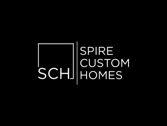 Spire Custom Homes logo design by luckyprasetyo