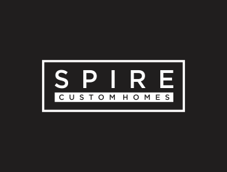 Spire Custom Homes logo design by santrie