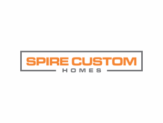 Spire Custom Homes logo design by santrie