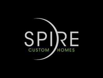 Spire Custom Homes logo design by DesignYes