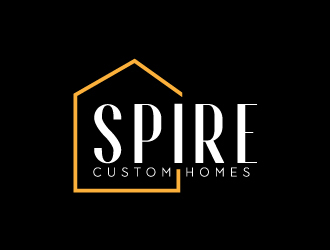 Spire Custom Homes logo design by DesignYes