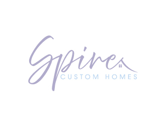 Spire Custom Homes logo design by DesignYes