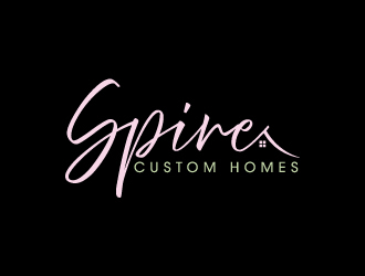 Spire Custom Homes logo design by DesignYes