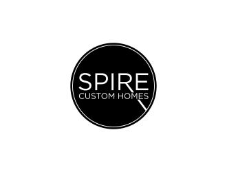 Spire Custom Homes logo design by luckyprasetyo