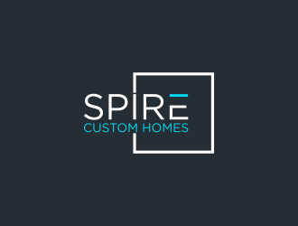 Spire Custom Homes logo design by luckyprasetyo