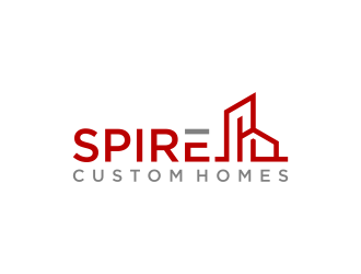 Spire Custom Homes logo design by Humhum