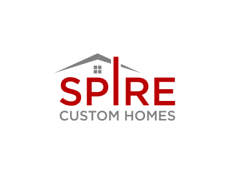 Spire Custom Homes logo design by Humhum