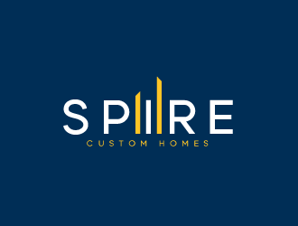 Spire Custom Homes logo design by bluespix