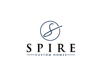 Spire Custom Homes logo design by bluespix