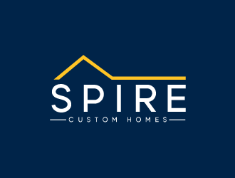 Spire Custom Homes logo design by bluespix