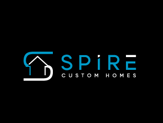 Spire Custom Homes logo design by bluespix