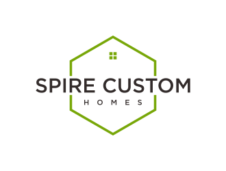 Spire Custom Homes logo design by Artigsma