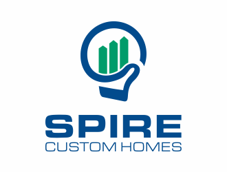 Spire Custom Homes logo design by azizah