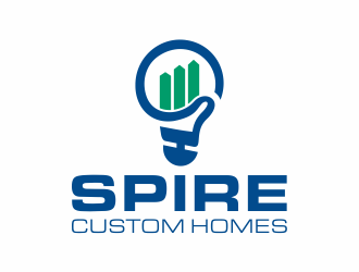 Spire Custom Homes logo design by azizah