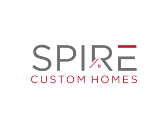 Spire Custom Homes logo design by GassPoll