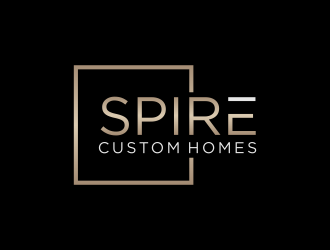 Spire Custom Homes logo design by GassPoll