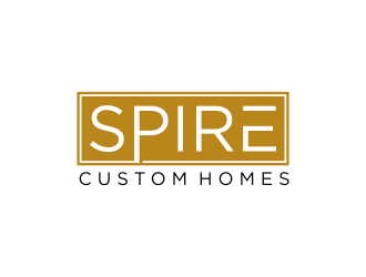 Spire Custom Homes logo design by GassPoll