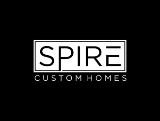 Spire Custom Homes logo design by GassPoll