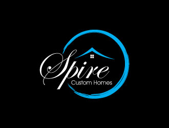 Spire Custom Homes logo design by zinnia