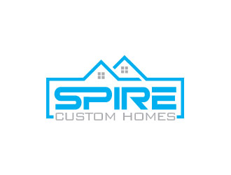 Spire Custom Homes logo design by zinnia