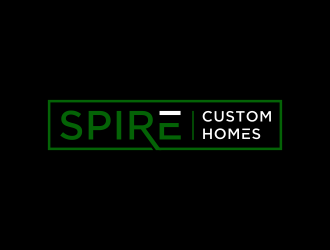 Spire Custom Homes logo design by Barkah