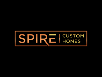 Spire Custom Homes logo design by Barkah