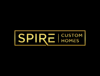 Spire Custom Homes logo design by Barkah