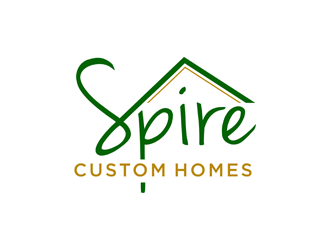 Spire Custom Homes logo design by alby