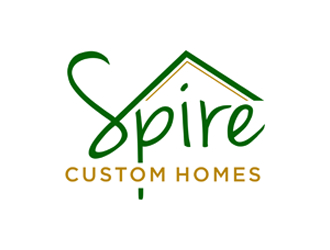 Spire Custom Homes logo design by alby