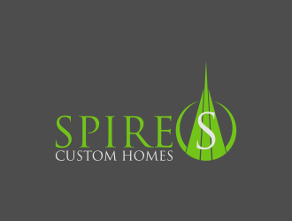 Spire Custom Homes logo design by Walv