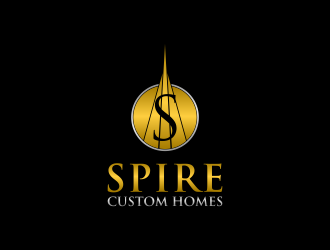 Spire Custom Homes logo design by Walv