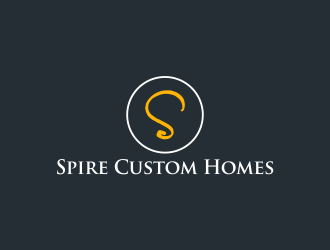 Spire Custom Homes logo design by luckyprasetyo