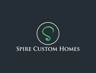 Spire Custom Homes logo design by luckyprasetyo