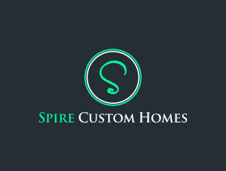 Spire Custom Homes logo design by luckyprasetyo