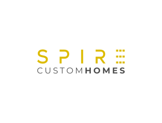 Spire Custom Homes logo design by naldart