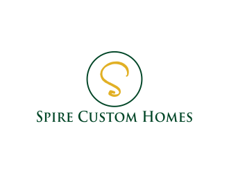 Spire Custom Homes logo design by luckyprasetyo