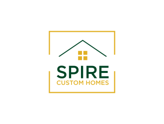 Spire Custom Homes logo design by luckyprasetyo